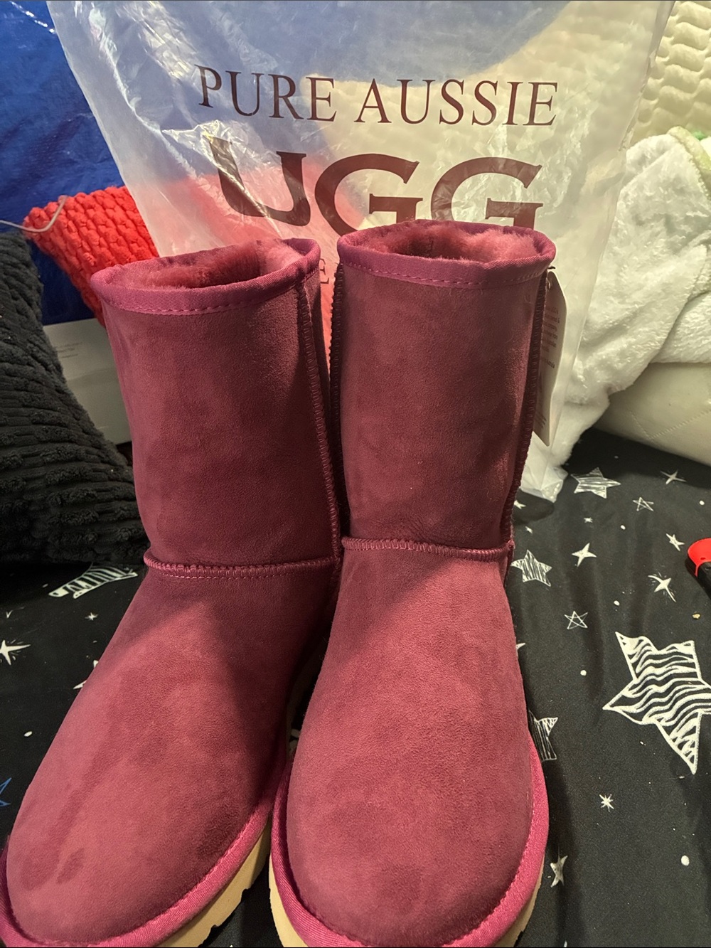 UGG Mid-Calf Boot in Berry Suede